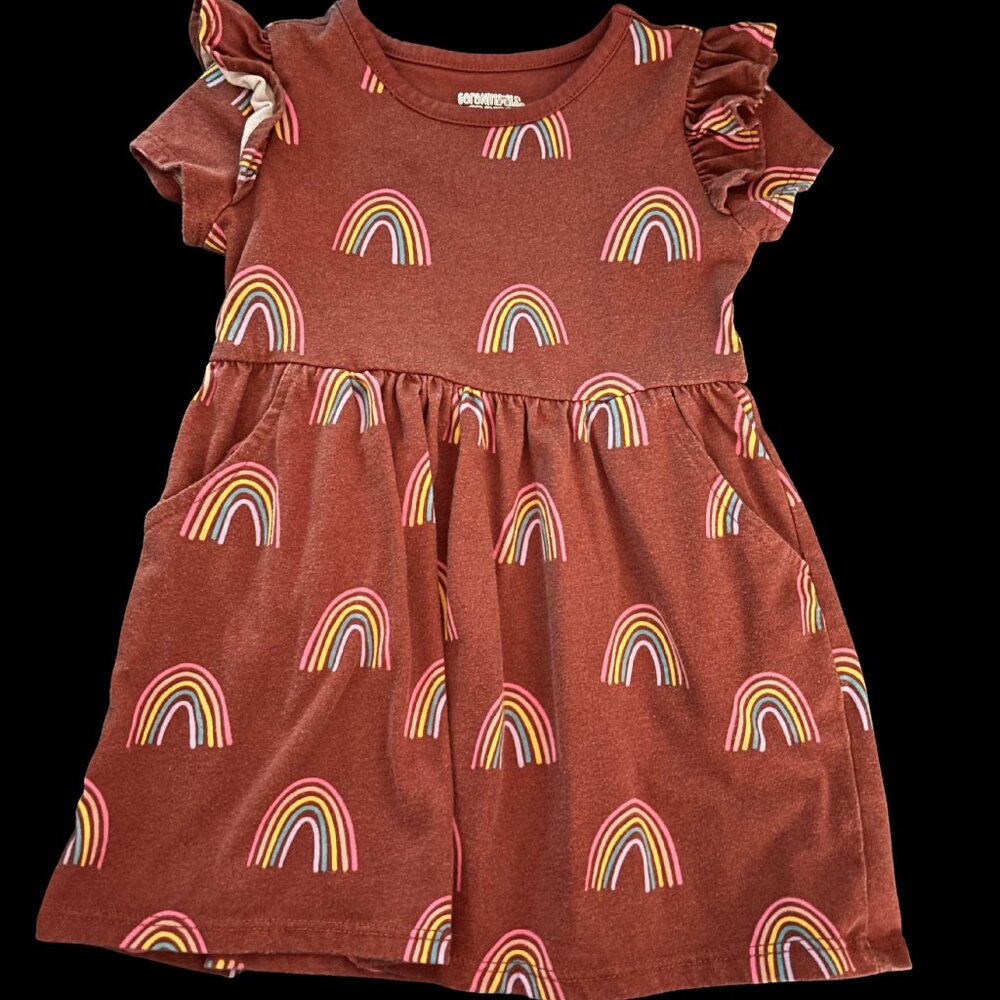 Garanimals Toddler Girl 2T Rainbow Dress GREAT Condition IT HAS POCKETS